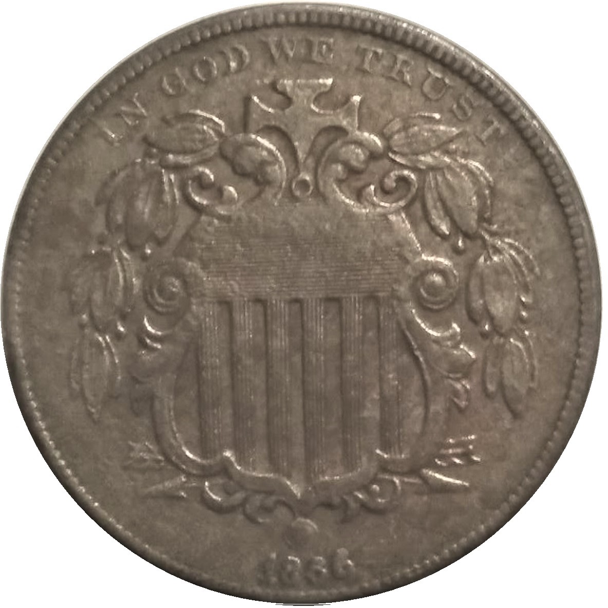 1866-5c-Shield-Nickel-With-Rays-#8